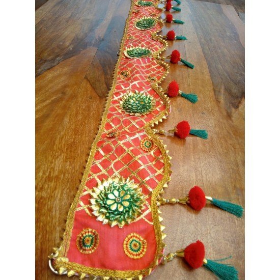 Red Flower Gota Bandanwar Red Flower Gota Bandanwar