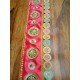 Red Satin Circles Bandhanwar Red Satin Circles Bandhanwar