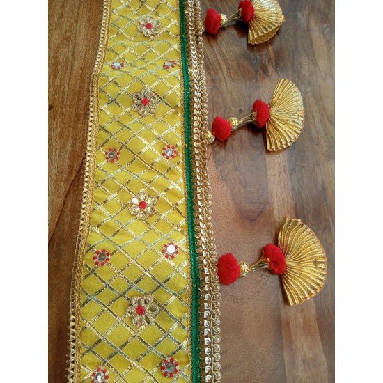Yellow Flower Gota Bandanwar Yellow Flower Gota Bandanwar