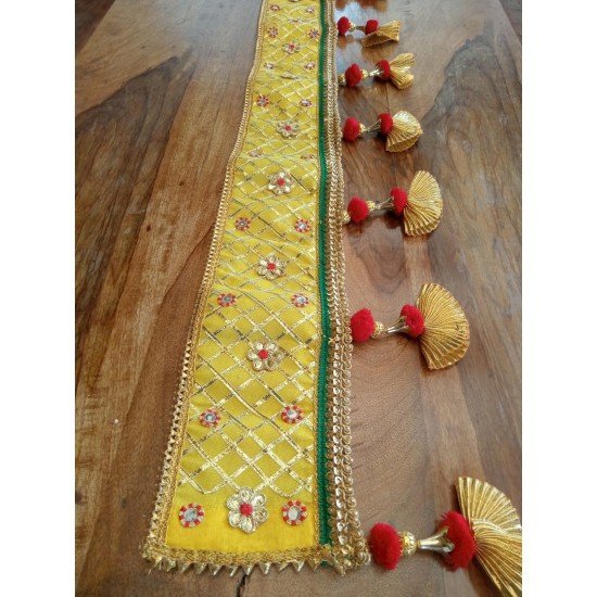 Yellow Flower Gota Bandanwar Yellow Flower Gota Bandanwar