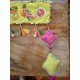 Parrot Flower Zari Work Bandhanwar Parrot Flower Zari Work Bandhanwar